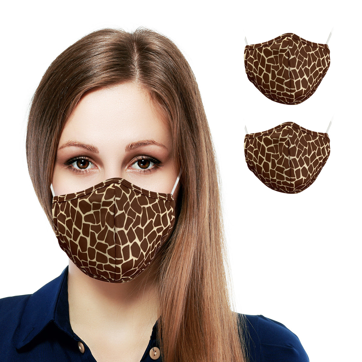 Two Layer Reusable Face Masks for Adults (2-pack) - Primeware Inc.