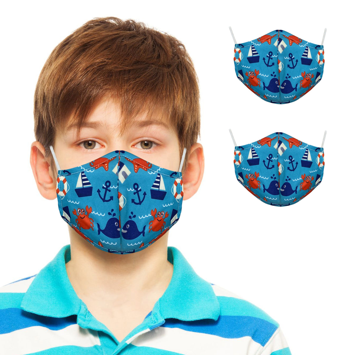 Fun &amp; Cheery Face Masks for Kids (2-pack) - Primeware Inc.