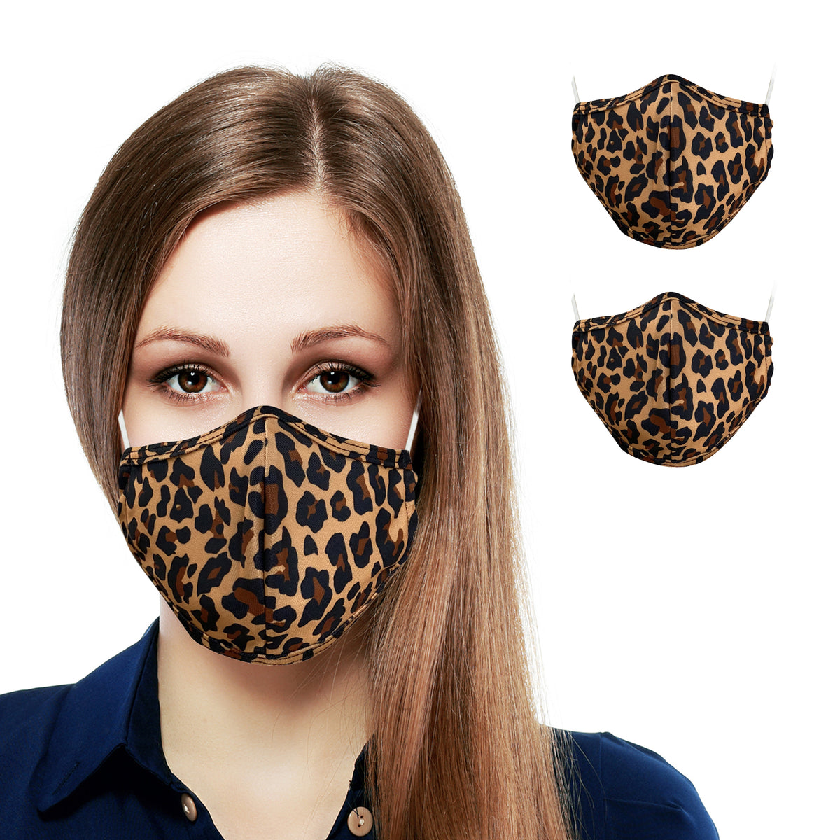 Two Layer Reusable Face Masks for Adults (2-pack) - Primeware Inc.