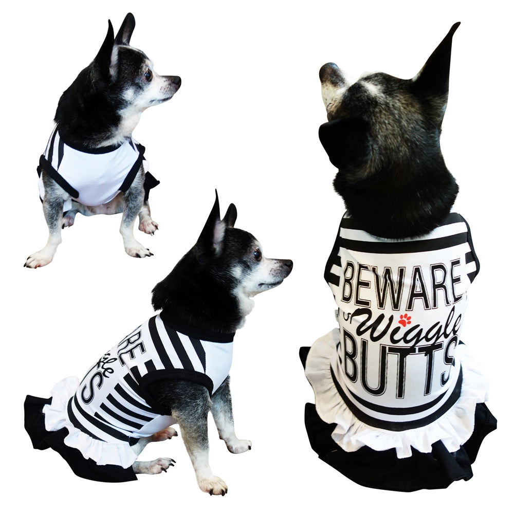 Beware Of Wiggle Butts | Dog Dress - Primeware Inc.