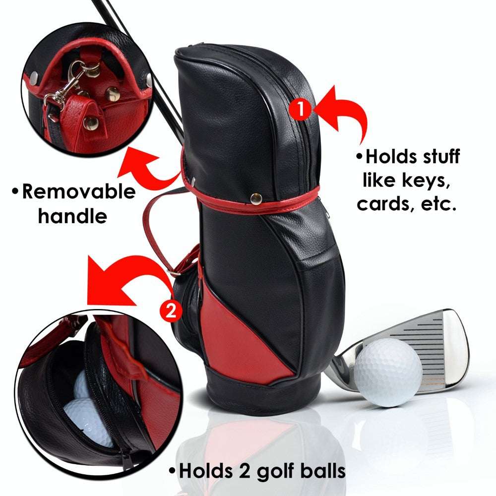 Single Bottle  Wine Carrier Golf Caddy
