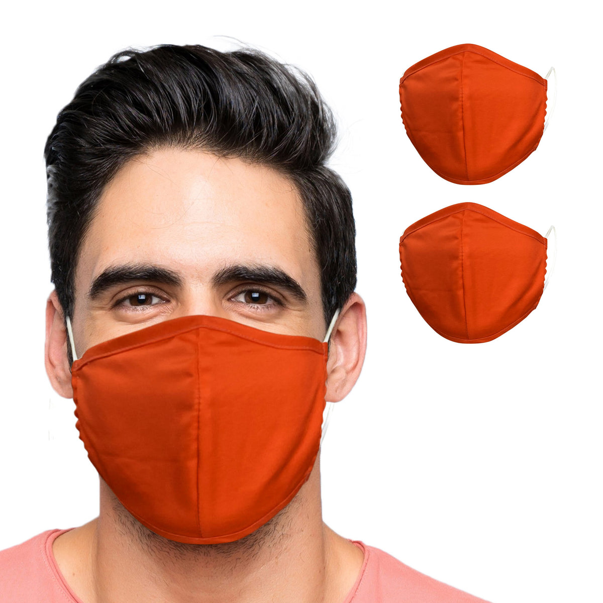 Reusable Plain Face Mask for Adults (2-pack) - Primeware Inc.
