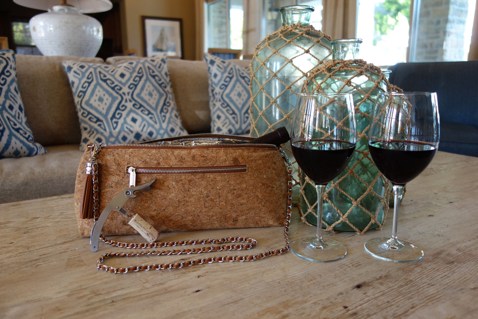 Cork Wine Purse GGW Cross Body Design - Primeware Inc.