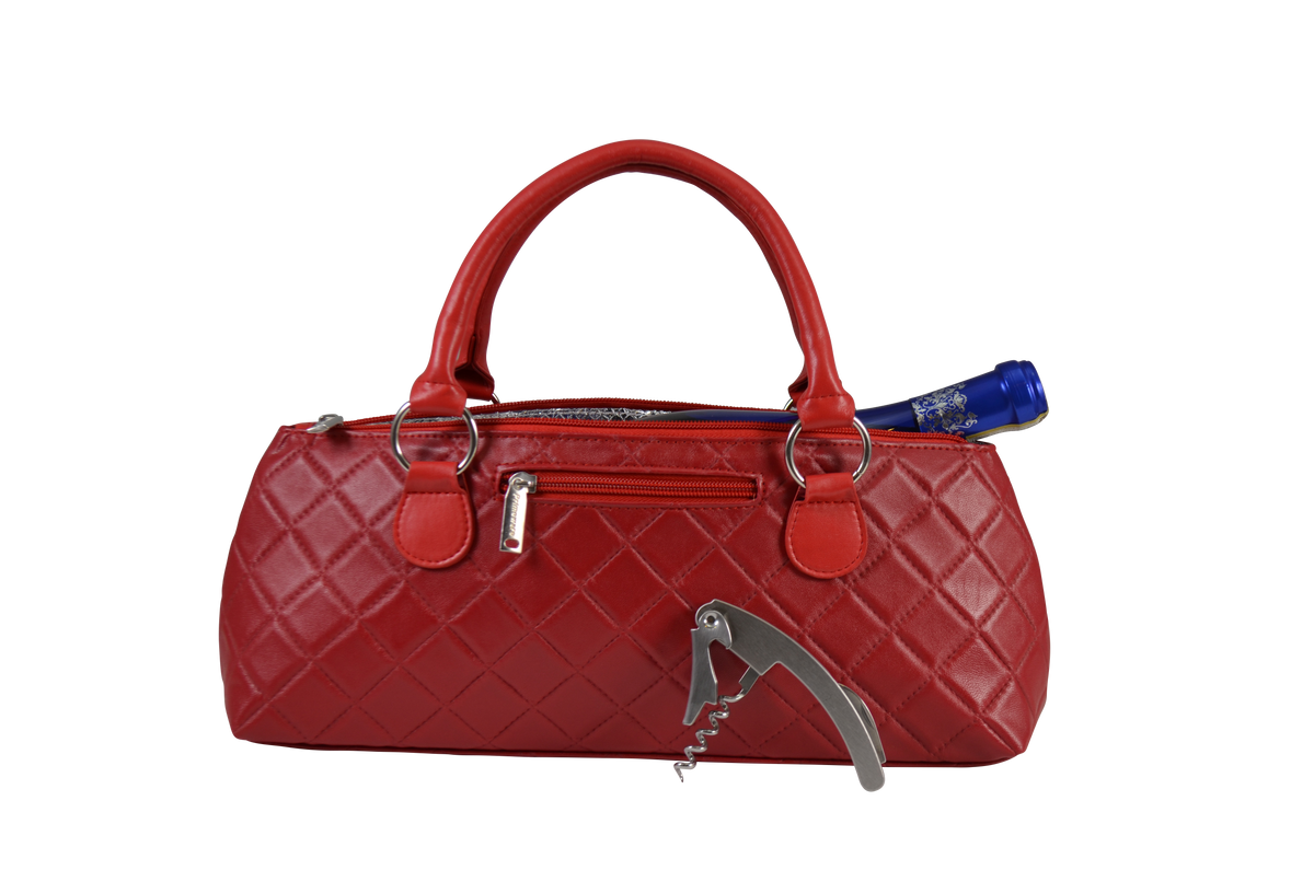 Wine Clutch Insulated Single Bottle Wine Tote Primeware Inc