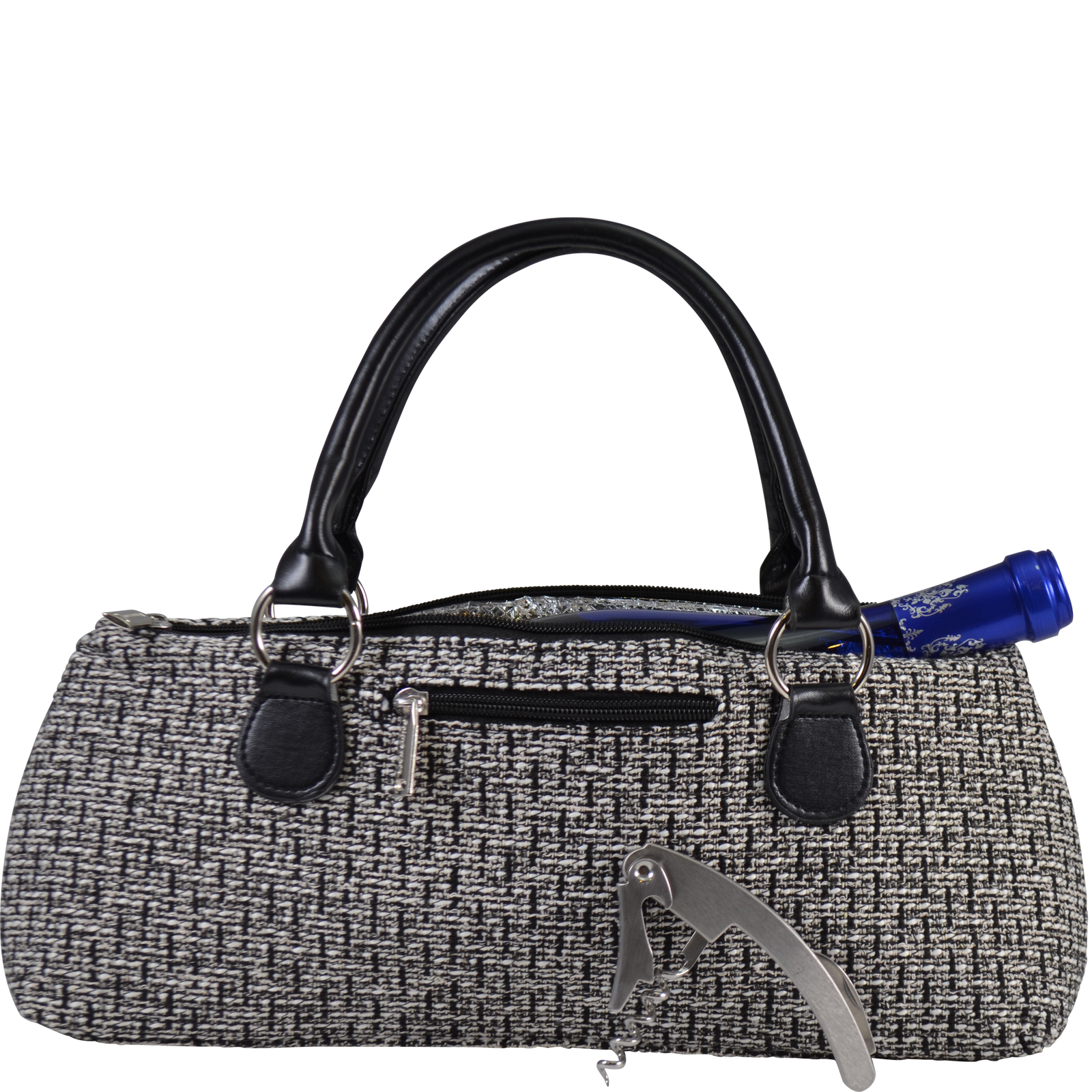 Wine Clutch Tweed Design - Primeware Inc.