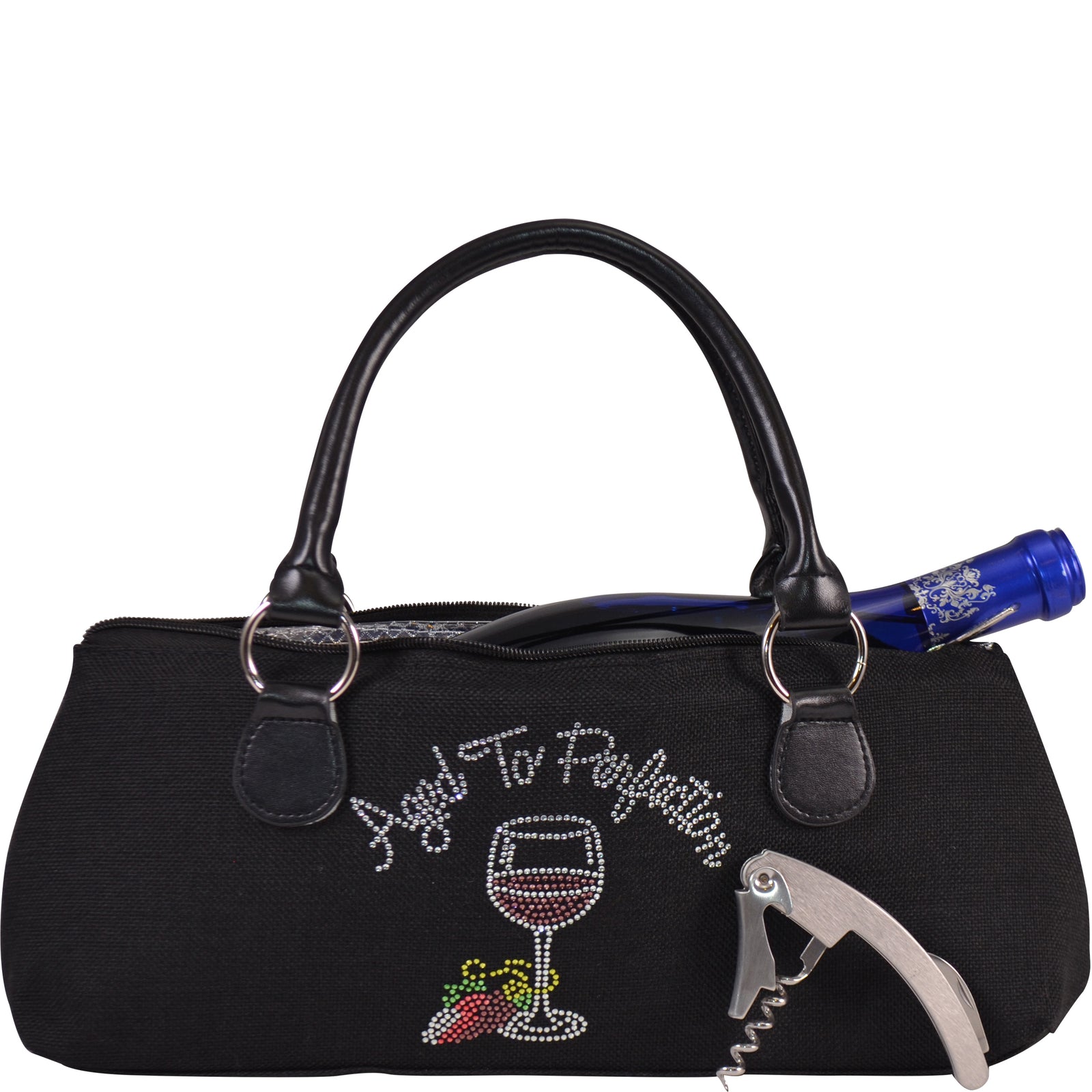 Wine Clutch Tweed Design - Primeware Inc.