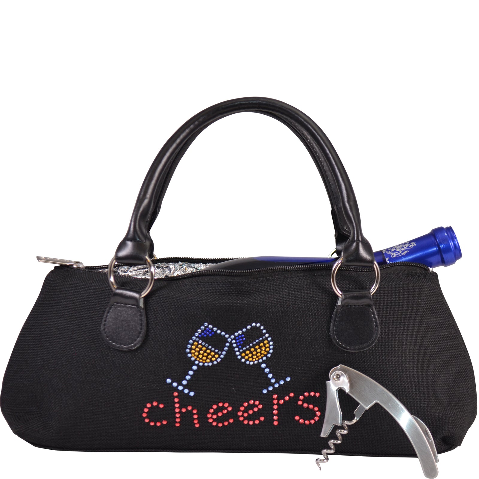 Wine Clutch Tweed Design - Primeware Inc.