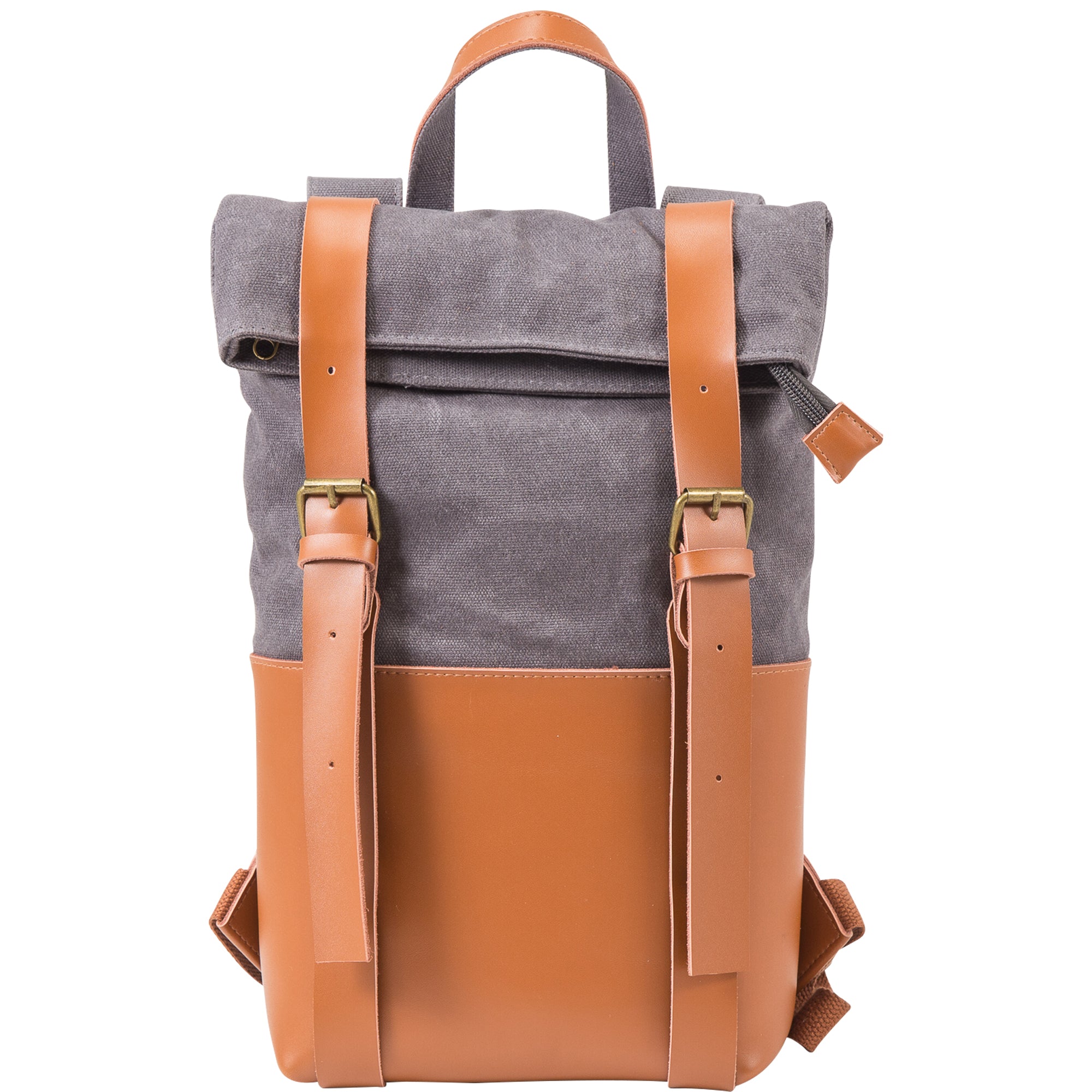 Primeware 4015-gy Pinot Two Bottle Grey Leather Wine Tote Backpack Carrier