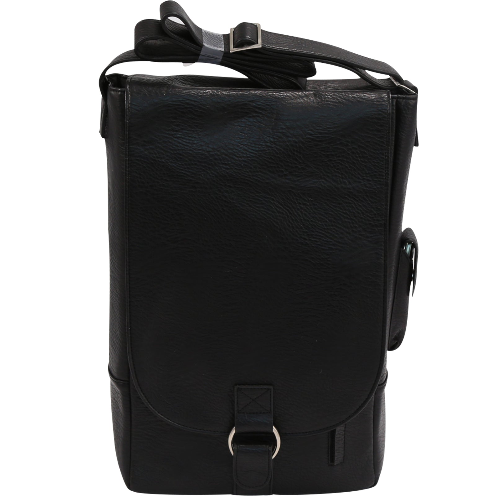 Vino Faux Leather Two Bottle Wine Messenger Bag - Primeware Inc.