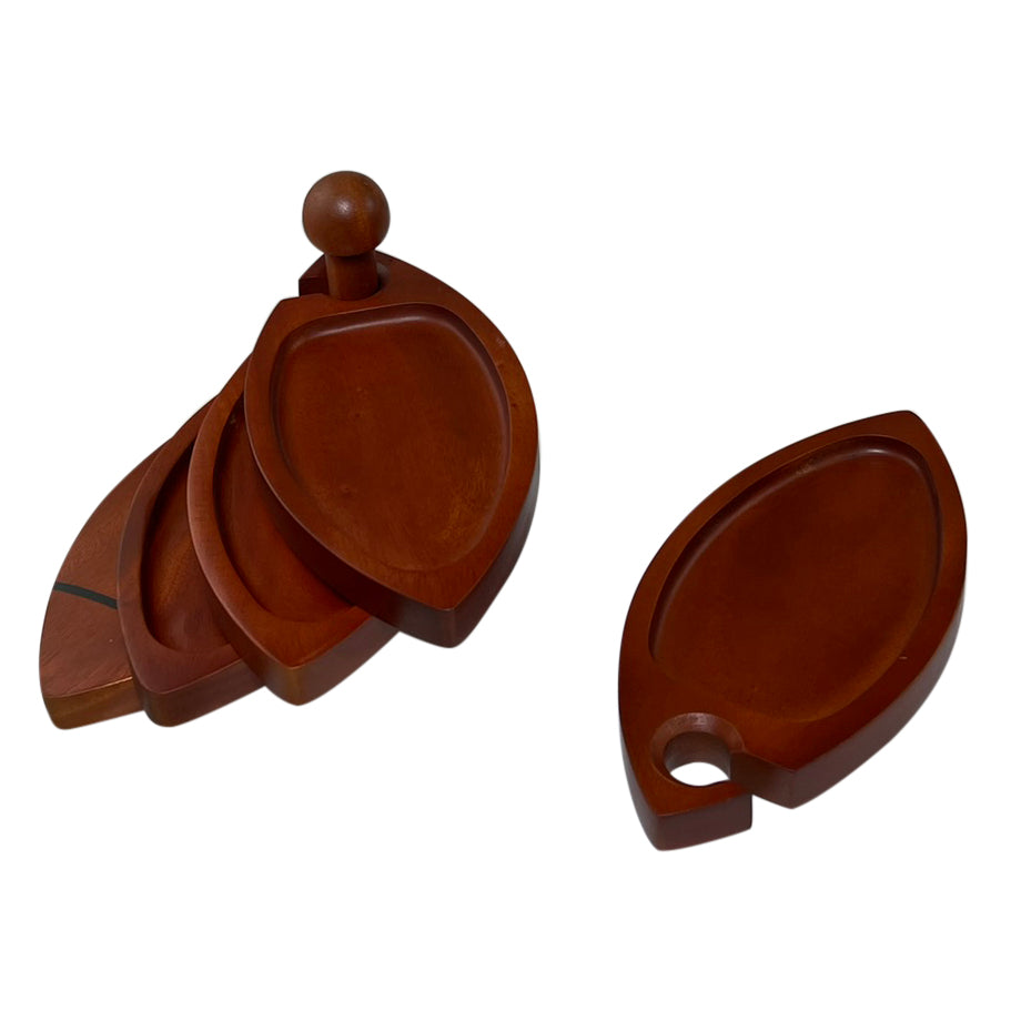 Appetizer Tray Cambridge Mahogany Design - Primeware Inc.