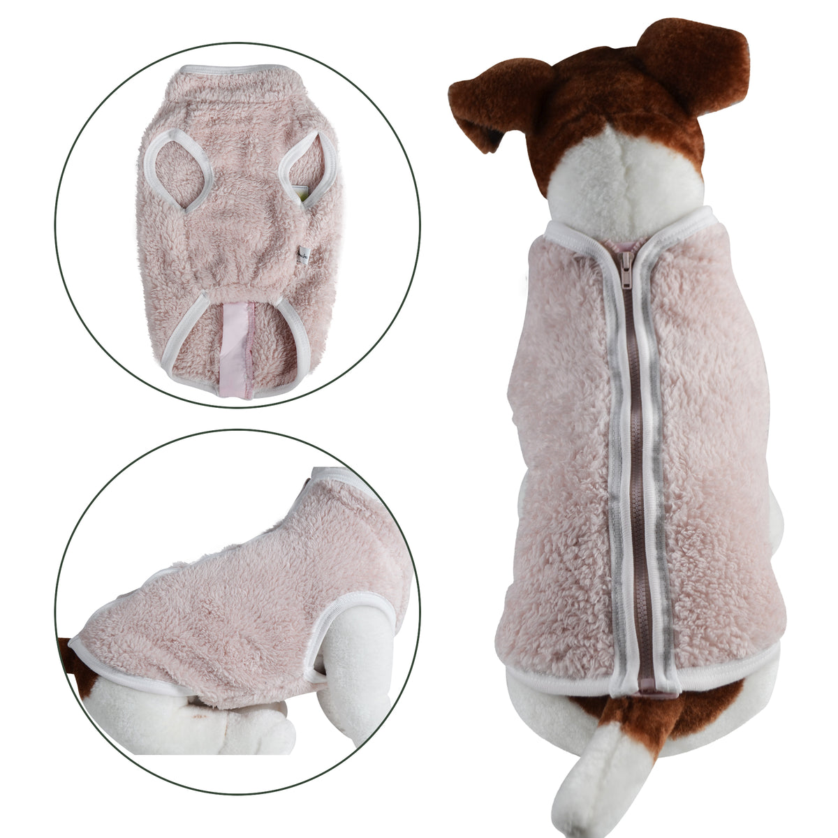 Faux Sheep Fur Dog Vest - Primeware Inc.