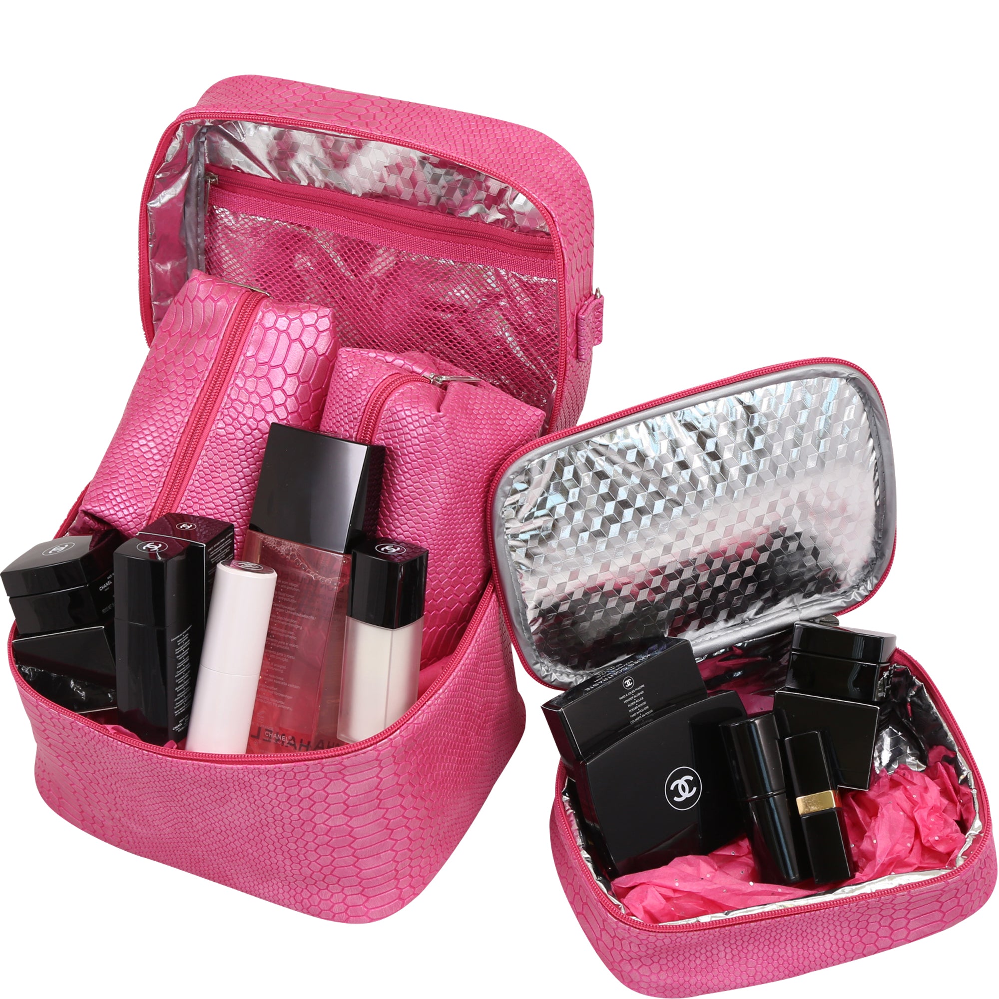 ultimatefashionista Multipurpose pack of 1 cosmetic pouch cosmetic makeup  bag jewellery makeup storage travel pouch organizer vanity box multipurpose  Vanity Box plastic pouch, plastic cosmatic bag, toiletry organizer Vanity  Box Price in