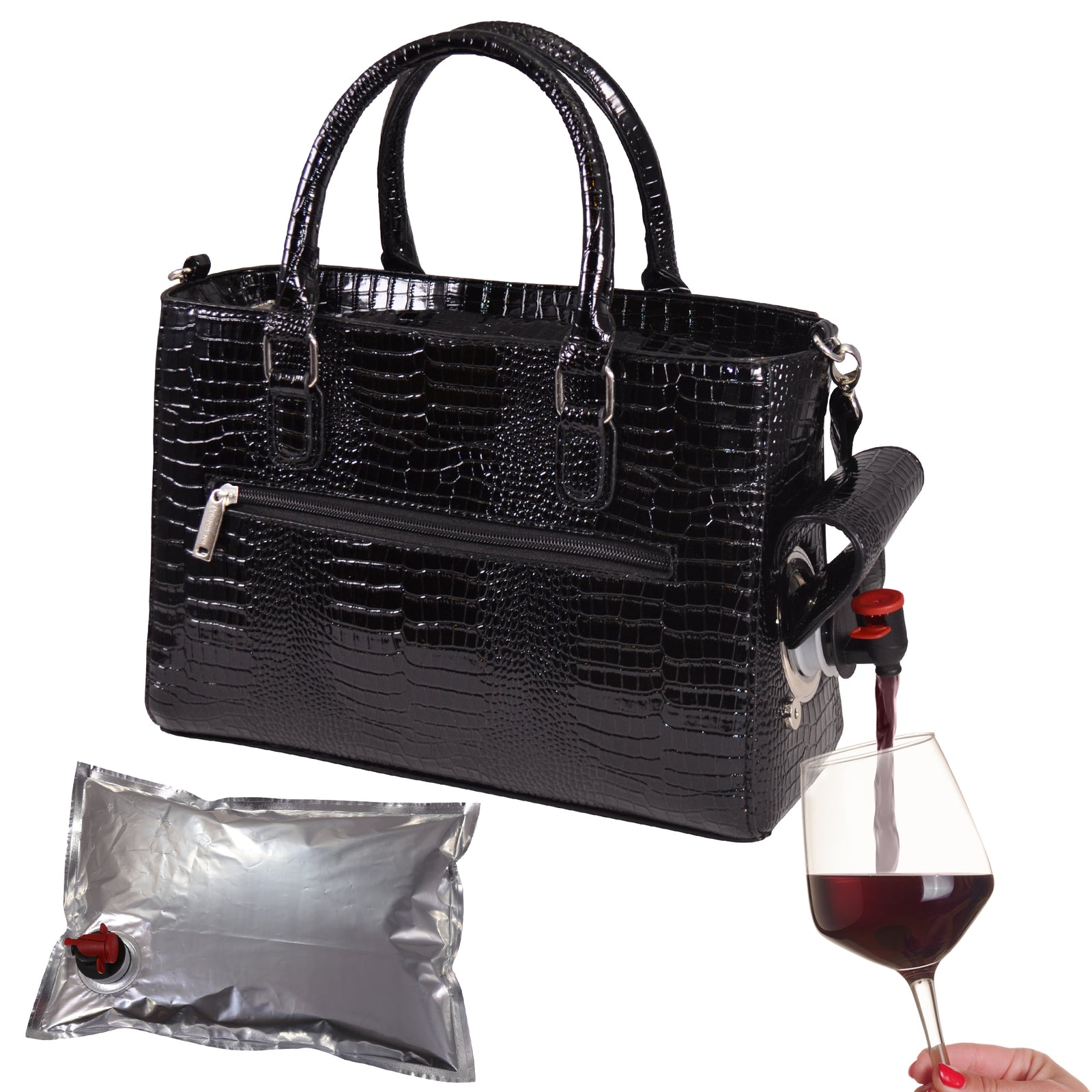 Drink Purse Croc Design - Primeware Inc.