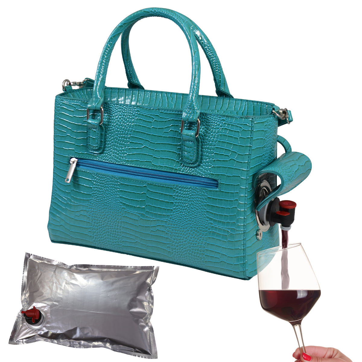 Buy Primeware Insulated Drink Purse w/ 3L Bladder Bag | Thermal Hot and  Cold Storage | Portable Drinking Dispenser for Wine, Cocktails, Beer,  Alcohol | PU Leather Finish Online at Low Prices