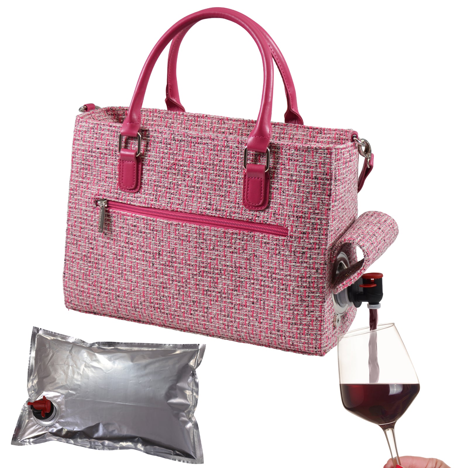 Drink Purse Tweed Design - Primeware Inc.