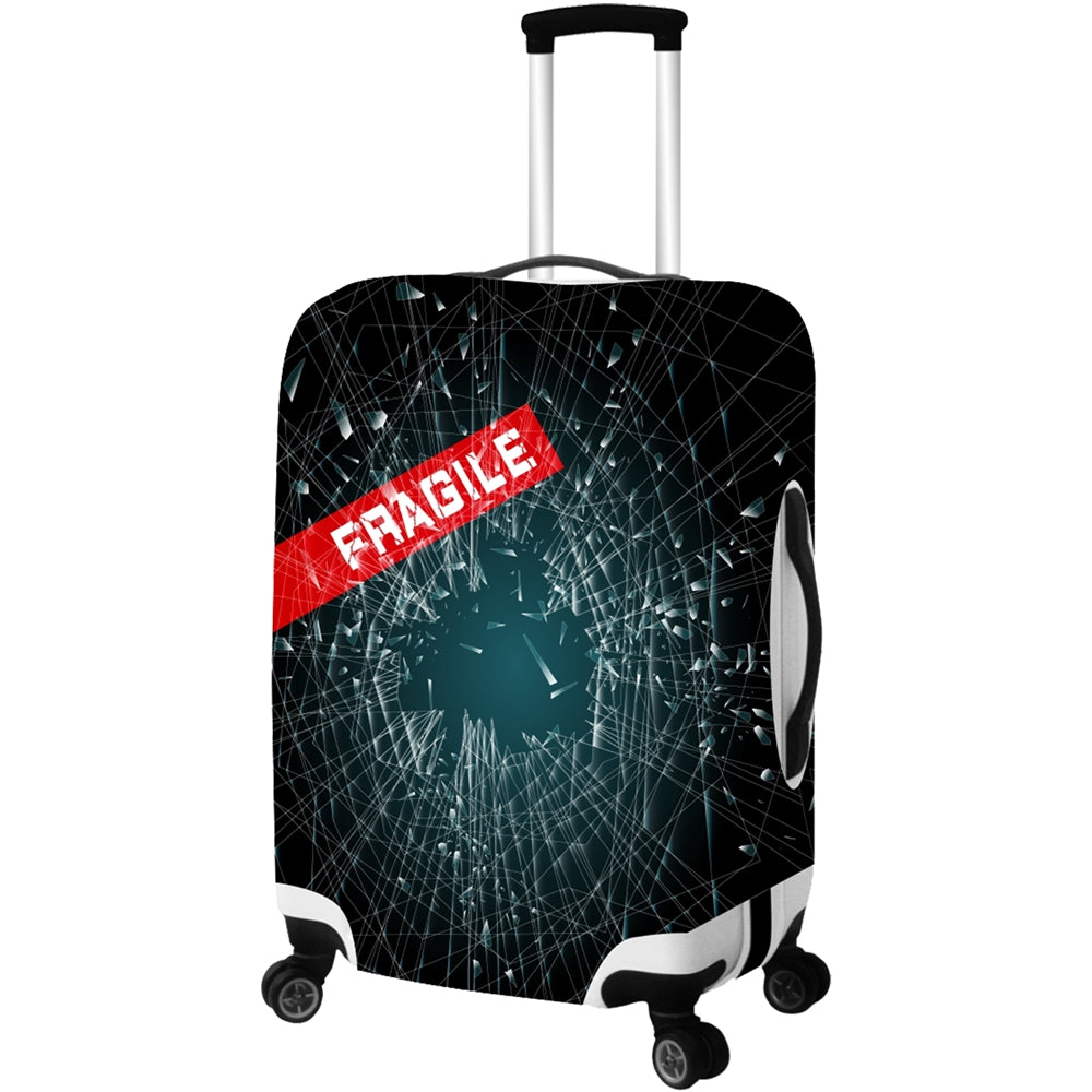 GDSHJKLW Eagle Mountains Reisbagagehoes, kofferbeschermer, wasbare elastische kofferhoes, anti-kras bagagebeschermer, reiskoffer, bagagehoes, geschikt voor 45-70 cm koffer, Zwart, L GDSHJKLW Eagle Mountains Reisbagagehoes, kofferbeschermer, wasbare elastische kofferhoes, anti-kras bagagebeschermer, reiskoffer, bagagehoes, geschikt voor 45-70 cm koffer, Zwart, L
