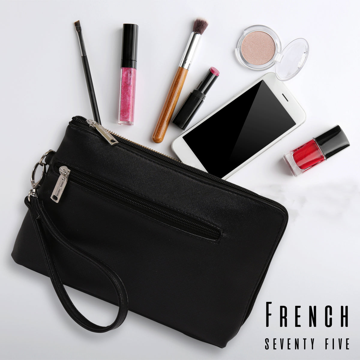 Cosmetic Bag  French 75 Design - Primeware Inc.